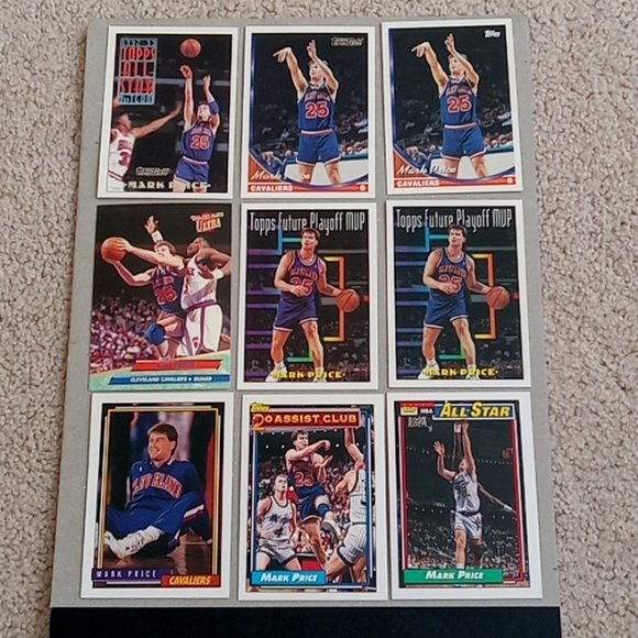 Lot of 36 Mark Price Cleveland Cavs basketball cards - Picture 9 of 16
